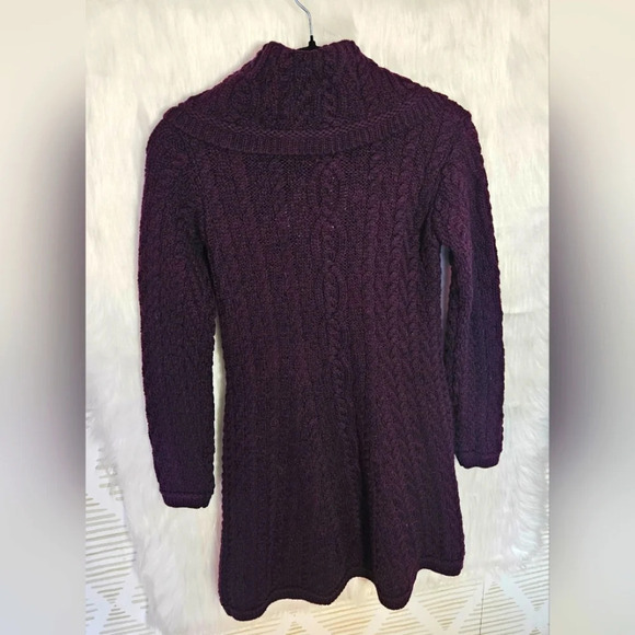 Blarney Woollen Mills Ireland Merino Wool Doublebreasted Knit Peacoat - Picture 4 of 9